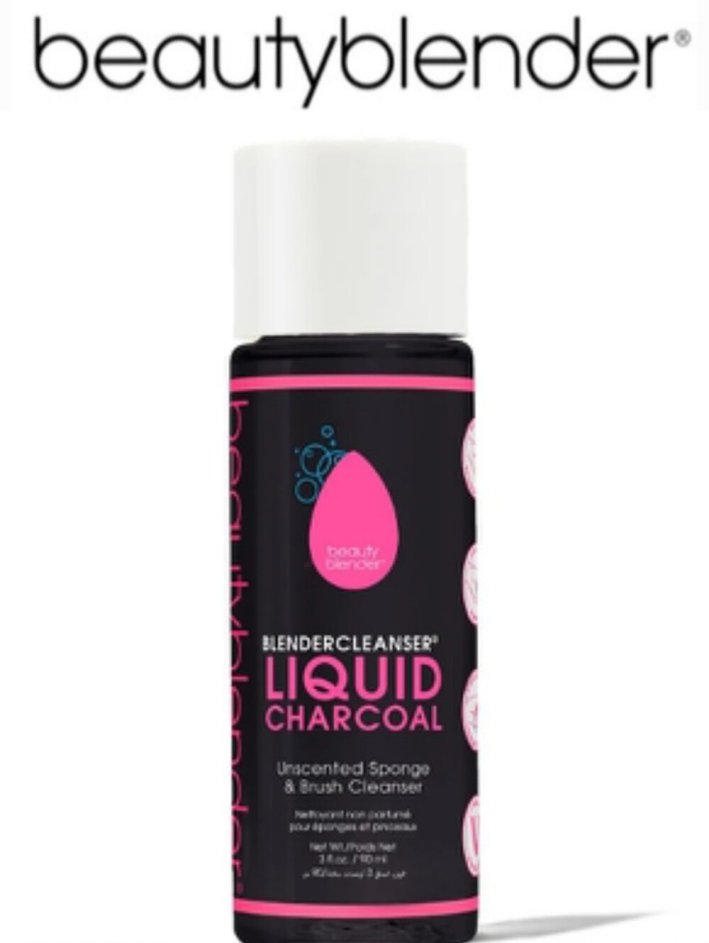 BeautyBlender Liquid Charcoal Unscented Sponge & Brush Cleanser